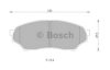 MAZDA 1V4E3328Z Brake Pad Set, disc brake